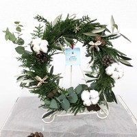 森を守るクリスマスリース